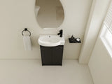 23" Freestanding Bathroom Vanity with Sink, Soft Close Doors