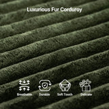 108-inch high-resilience boneless sponge sofa with 30 density, double-layer cloud-like cushions, multiple combination options, no installation required / Green