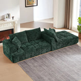 Chenille L-Shape Luxury Sectional Oversized Sofa,Mnimalist Design,Comfy Sleeper Couch for Living Room,Apartment&Reception Spaces,No Assembly Required