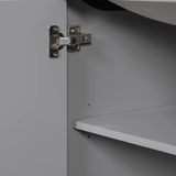 36" Bathroom Vanity with Sink Combo, Six Drawers, Multi-Functional Drawer Divider, Adjustable Shelf, Grey (Old Sku:SY999808AAE)