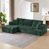 Chenille L-Shape Luxury Sectional Oversized Sofa,Mnimalist Design,Comfy Sleeper Couch for Living Room,Apartment&Reception Spaces,No Assembly Required