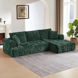 Chenille L-Shape Luxury Sectional Oversized Sofa,Mnimalist Design,Comfy Sleeper Couch for Living Room,Apartment&Reception Spaces,No Assembly Required