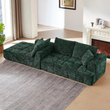 Chenille L-Shape Luxury Sectional Oversized Sofa,Mnimalist Design,Comfy Sleeper Couch for Living Room,Apartment&Reception Spaces,No Assembly Required