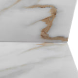 22 Inch Sidesplash , Bathroom Vanity Top with Backsplash ,4" Height Backsplash, for Vanity Top, Carrara white with veins