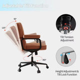 HQ #232 Brown American Office Chair
