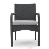 CORDOBA KD PE WICKER DINING CHAIR [SET OF 2 PCS]