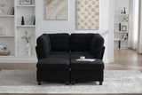 UNITED WE WIN Modular Sectional Sofa: Freely Combinable 6-Seat Convertible Sectionals with Chaise, U Shaped Oversized Sectional Couches with Storage Ottoman for Home Apartment Office
