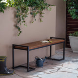 HOPKINS INDUSTRIAL WOOD AND METAL BENCH