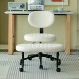 Ergonomic Office Chair – Multi-Position Cross Legged Design for Adults, Swivel Meditation & ADHD Fidget Desk Chair with Back Support & Rolling Base
