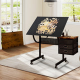 1500 pieces Jigsaw Puzzle metal Table board for adults gift with 4 trays(black)