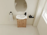 23" Freestanding Bathroom Vanity with Sink, Soft Close Doors