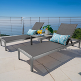 CAPE CORAL KD CHAISE LOUNGE GRY(MP2)( SET OF 2 )