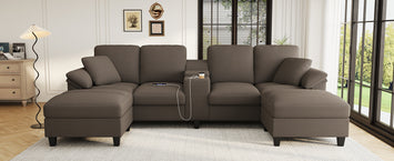 Modern U-shaped Sofa 116.9