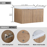 Modern Design 36 Inch Float Mounting Bathroom Vanity With Sink Soft Close Door,2 Doors-00636 IMO(KD-Packing)