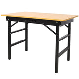 Portable Folding Work Table with Measuring Tape and Angle Finder,Portable Folding Workbench,Workshop Tool Bench,With Handle