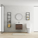 Bathroom Cabinet With Sink,Soft Close Doors,Float Mounting Design,24 Inch For Small Bathroom,24x18(KD-Packing),W128650530