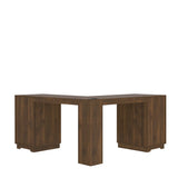 L Shaped Desk,Computer Desk with Drawers,Bookshelf,Modern Corner Desk,Home Office Desk,L-Shaped Study Table Writing Desk,Corner Gaming Computer Desk with Storage