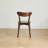 (Set of 4 pcs) Dining chair wooden FAS grade oak natural wood made in North America 100% dirt-free wood chair solid chair table chair wooden living room chair simple and natural 46.5 * 54 * 80cm