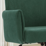 Mid-back liftable office chair, striped fabric, and ergonomically designed, is an excellent choice for working, studying or relaxing. The mid-back design provides a better sitting experience.Green