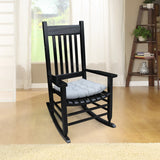 wooden porch rocker chair  Black, without mat
