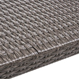 HAMPTON WOOD + WICKER OTTOMAN