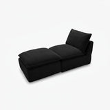 Modern corduroy cloud sofa, can be freely combined and has a comfortable sitting experience, suitable for modern living room furniture in homes, apartments, and offices