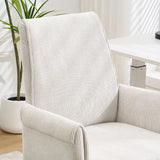 Mid-back liftable office chair, striped fabric, and ergonomically designed, is an excellent choice for working, studying or relaxing. The mid-back design provides a better sitting experience,White