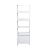 Night Stand with Bookshelf, Night Stand with 2 Storage Drawers for Bedroom