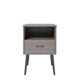 Two sets of Nightstand,modern style bedside table, With storage drawers and open wooden shelves, Suitable for living rooms, Bedrooms and small spaces. Decorative bedside tables in two sets, Easy to as