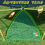 12ft Geometric Dome Climber Play Center, Kids Climbing Dome Tower with Hammock, Rust & UV Resistant Steel Supporting 1000 LBS