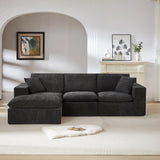 Modern Chenille cloud sofa, freely combinable, comfortable to sit on, suitable for modern living room furniture in homes, apartments, and offices
