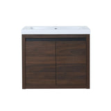 Bathroom Cabinet With Sink,Soft Close Doors,Float Mounting Design,24 Inch For Small Bathroom,24x18(KD-Packing),W128650530