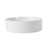 Ceramic Round Above Counter White Bathroom Sink Art Basin(BAB400MOWH)