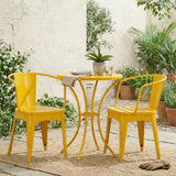 COLMAR 3 PC KD METAL BISTRO SET