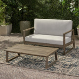 BELGIAN LOVESEAT & COFFEE TABLE