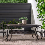 ABIGAIL CAST EXPANDABLE DINING TABLE