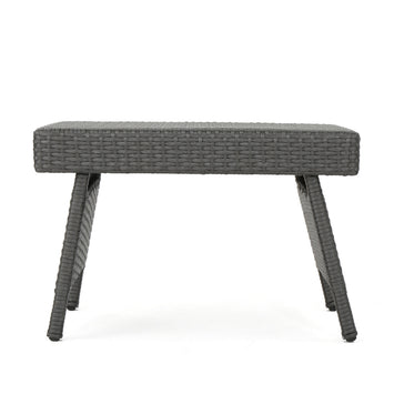 SALEM PE WICKER SNACK TABLE