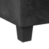 105" Modern Sectional Sofa with Storage Ottoman, L-Shape Couch with 2 Pillows and Cup Holders,Sectional Sofa with Reversible Chaise for Living Room, Black