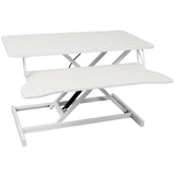 Adjustable Height Standing Laptop Desk,Adjustable Sit to Stand Up Workstation  with Keyboard Tray,Black