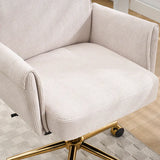 Mid-back liftable office chair, striped fabric, and ergonomically designed, is an excellent choice for working, studying or relaxing. The mid-back design provides a better sitting experience,White