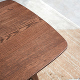 Center table Low Table 100% solid Oak Wood Top plate Desk Coffee table Width 100 x Depth 50 x Height 44 cm Study desk Work from home Easy to assemble Walnut Color Wood With Storage Shelf