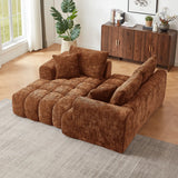 Chenille L-Shape Luxury Sectional Oversized Sofa,Mnimalist Design,Comfy Sleeper Couch for Living Room,Apartment&Reception Spaces,No Assembly Required