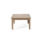 Acacia Wood Outdoor Coffee Table, Light Brown, 14'' H X 23.5'' W X 39.5'' L