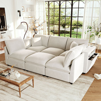 Modern Sectional Sofa Modular Sofa 93.7