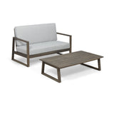 BELGIAN LOVESEAT & COFFEE TABLE