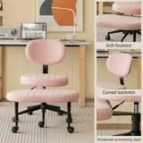 Ergonomic Office Chair – Multi-Position Cross Legged Design for Adults, Swivel Meditation & ADHD Fidget Desk Chair with Back Support & Rolling Base