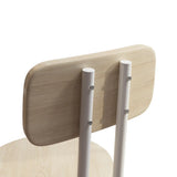 Bar table, equipped with 2 bar stools , with backrest and partition (beige)