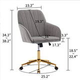 TY Adjustable Office Chair, Home Bedroom, Ergonomic Swivel Chair, Backrest Seat, Comfortable for Long Sitting