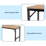 48" Heavy-Duty Adjustable Workbench for Garage, Rubber Wood Shop Table W/Rubber Pads, Hardwood Workstation Weight Capacity over 2000 Lbs