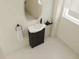 23" Freestanding Bathroom Vanity with Sink, Soft Close Doors